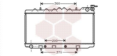 VAN WEZEL Radiaator,mootorijahutus 13002103